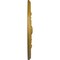 Ekena Millwork Alexa Medallion (Canopies up to 5 5/8"), 30 3/4"W x 21 1/4"H x 3 7/8"ID x 1 5/8"P, Pharaohs Gold CM21X30ALPGS - alternate 2